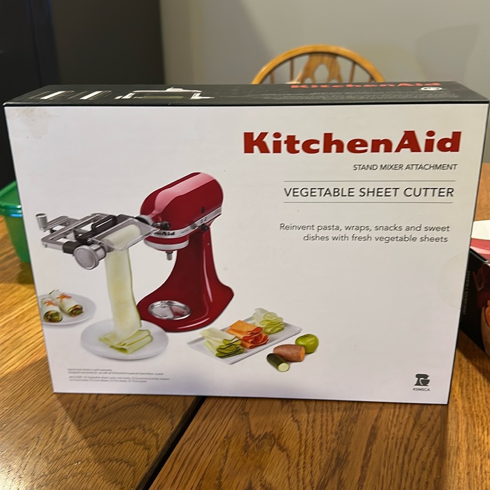 Kitchenaid stand mixer attachment vegetable sheet cutter
